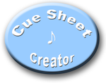Cue sheet creator